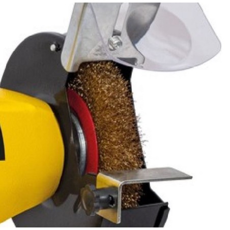 Touret d’établi professionnel 330W Touret à meuler Ø150mm Polisseuse Base en fonte anti basculement