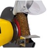 Touret d’établi professionnel 330W Touret à meuler Ø150mm Polisseuse Base en fonte anti basculement