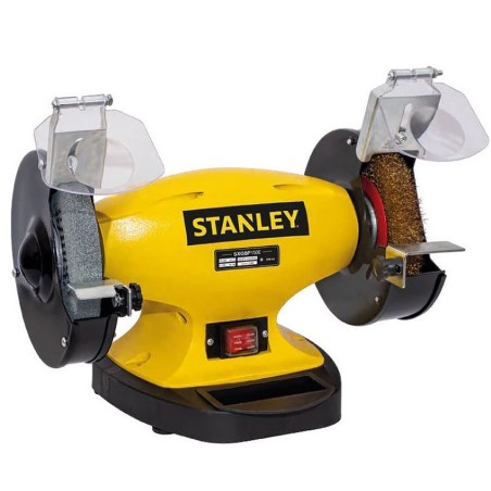 Touret d’établi professionnel 330W Touret à meuler Ø150mm Polisseuse Base en fonte anti basculement