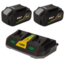 Pack 2 Batteries Lithium...