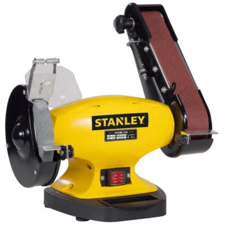 Touret d’établi professionnel 330W Touret à meuler Ø150mm Meulage Polissage Ponçage Dégrossissage STANLEY