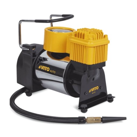 Compresseur portable 140W 10 bar 115PSI Multi fonctions 35L/min Accessoires et Sac VITO