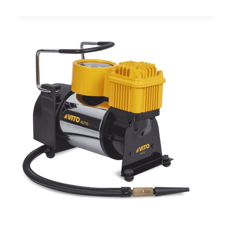 Compresseur portable 140W 10 bar 115PSI Multi fonctions 35L/min Accessoires et Sac VITO