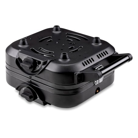 Réchaud gaz 2 feux 4600W pliable + 2 Cartouches de gaz KEMPER