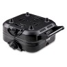 Réchaud gaz 2 feux 4600W pliable + 2 Cartouches de gaz KEMPER
