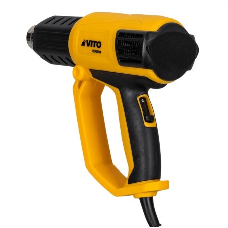 Décapeur thermique 2000W 450° et 600° C Mallette 5 accessoires VITO