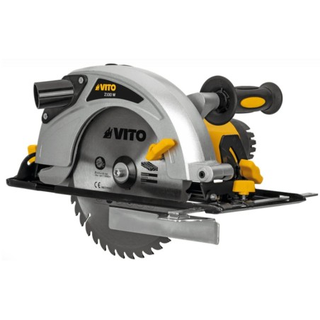 Scie circulaire 2100W- Disque 235 mm - corps aluminium - découpe 45° - 80mm épaisseur VITO