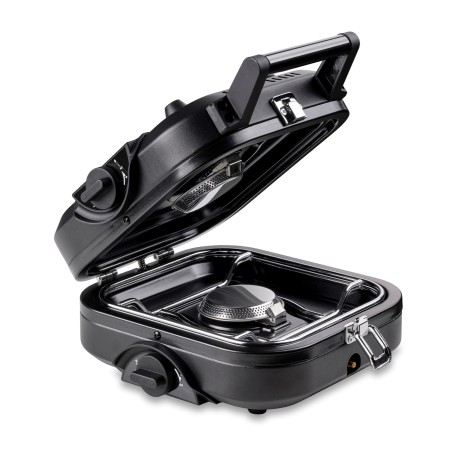 Réchaud gaz 2 feux 4600W pliable + 4 Cartouches de gaz KEMPER
