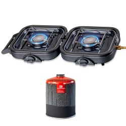 Réchaud gaz 2 feux 4600W...