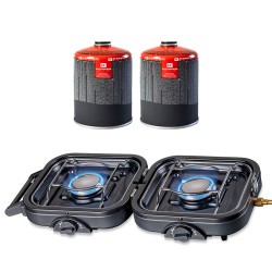 Réchaud gaz 2 feux 4600W...