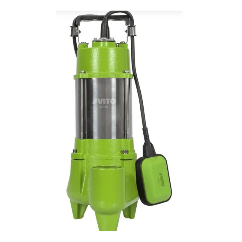 Pompe de relevage Eaux usées 1100W Egouts Caves Acier Inoxydable VITO