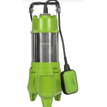 Pompe de relevage Eaux usées 1100W Egouts Caves Acier Inoxydable VITO