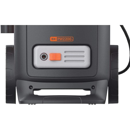 Nettoyeur Haute Pression 2200W 150 Bar 440 L/h Patio cleaner et brosse fixe Nettoyage Terrasse Vélo Auto BLACK+DECKER