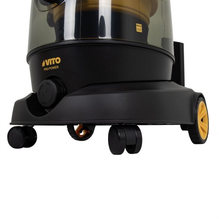 Aspirateur Plâtres Eau et Poussières 1200W Cuve 25L Professionnel Chantier Atelier VITO
