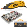 Outil Micro Précision 218 accessoires + Rallonge Souple 135W Polyvalent 6 vitesses de travail VITO