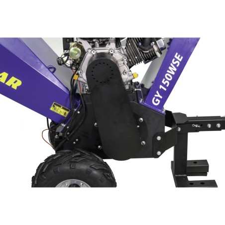 Broyeur végétaux thermique 11000W 15CV Branches Ø5 à 12cm Max Démarrage électrique GOODYEAR