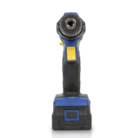 Perceuse visseuse à percussion 20V Brushless Batterie lithium 2,0Ah + 11 Accessoires Malette GOODYEAR