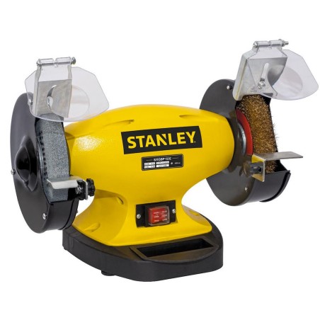Touret d’établi professionnel 330W Touret à meuler Ø150mm Polisseuse Base en fonte anti basculement