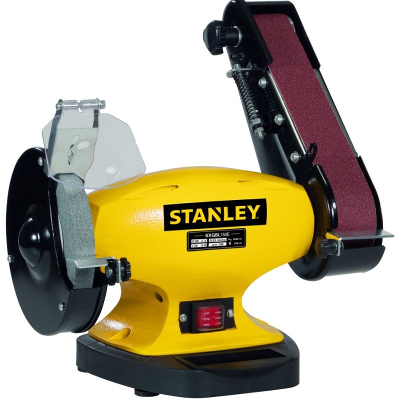 Touret d’établi professionnel 330W Touret à meuler Ø150mm Meulage Polissage Ponçage Dégrossissage STANLEY