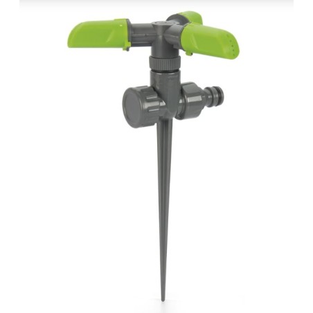 Arroseur rotatif sur pic 3 bras Pression : 2-4 bar Fonction 360° Débit : 30L/min VITO