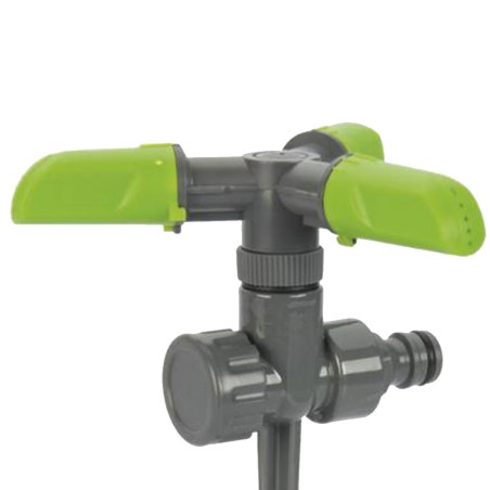 Arroseur rotatif sur pic 3 bras Pression : 2-4 bar Fonction 360° Débit : 30L/min VITO