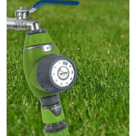 Programmateur d'arrosage automatique Minuterie Filetage 3/4 - 1" Température 5-60°C VITO