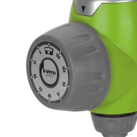 Programmateur d'arrosage automatique Minuterie Filetage 3/4 - 1" Température 5-60°C VITO
