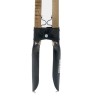 Pelle 2 manches pour trous de poteaux Acier trempé Manche Bois 143 cm VITO