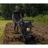 Motoculteur thermique diesel 12CV 4T Transmission directe Fraises et Butteur double VITO