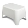Table basse de jardin 59x 39x 36cm Blanche Avec couvercle Extérieur / Intérieur TOOMAX