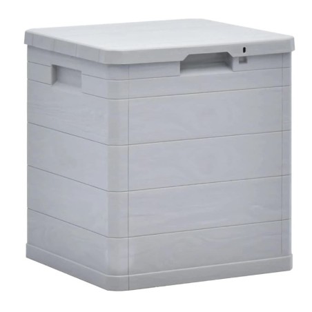 Coffre de jardin en résine 90 Litres Gris Taupe 42 x 44 x 50cm TOOMAX