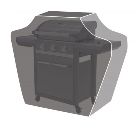 Housse Barbecue "M" 118 x 140 x 62 cm Polyester noir Haute résistance CAMPINGAZ