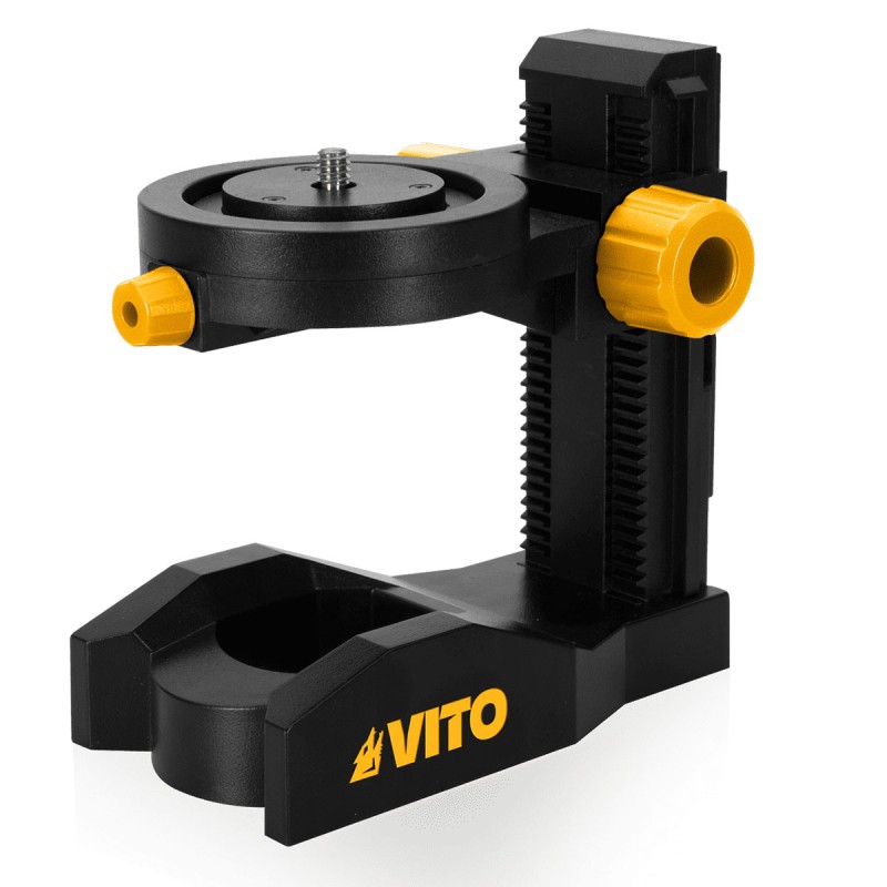 Support pour niveau laser Base magnétique Rotation 360° Filetage 1/4" Hauteur réglable VITO