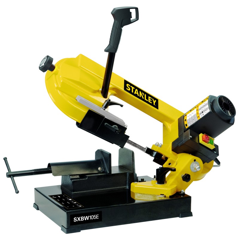 Scie à ruban métal 850W Professionnelle Coupe à sec 120mm Régulateur electronique Lame bimétallique cobalt  STANLEY