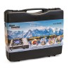 Réchaud gaz piezo 2200W inox Piezo Camping MONT BLANC ALPEN