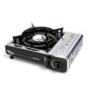 Réchaud gaz piezo 2200W inox Piezo Camping MONT BLANC ALPEN