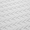 Table de jardin carrée Blanche 61x61xH73cm Camping Réceptions Festivals KZ GARDEN