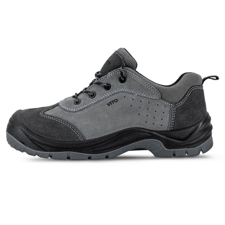 Chaussures de sécurité basse Modèle GENES S1P Taille 40 Cuir Suédé VITO