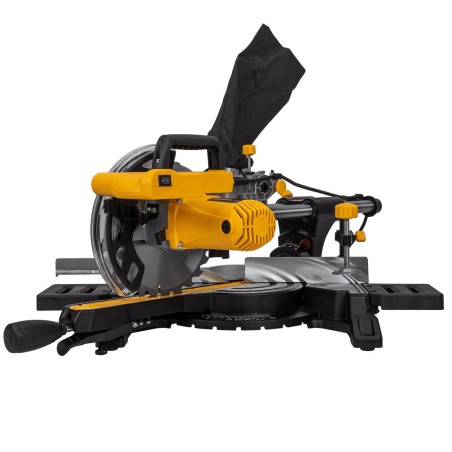 Scie à onglet 1500W Télescopique Lame Ø 210 mm Guide Laser Double rail VITO