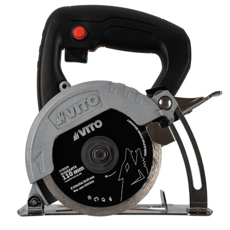 Scie à carrelage 1550W Disque 110mm Coupe 34mm Poignée souple VITO