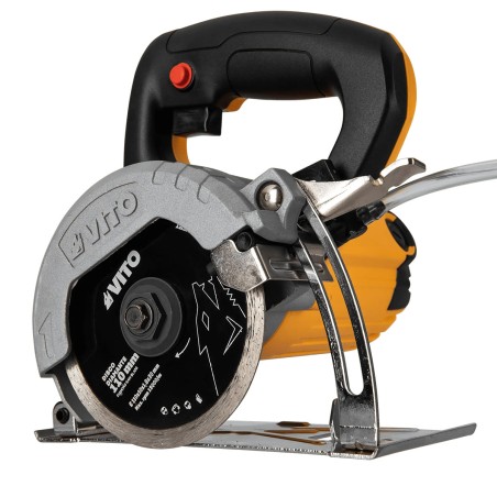 Scie à carrelage 1550W Disque 110mm Coupe 34mm Poignée souple VITO
