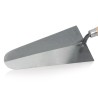 Truelle de maçon Portugaise forgée Ronde 220mm Acier trempé Manche en bois VITO