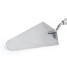 Truelle de maçon 220mm Acier Inox forgée ronde Manche bois VITO