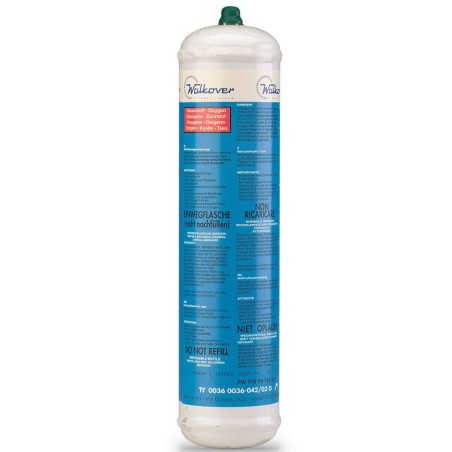 Lot de 2 Bouteilles Oxygène Jetable 110 bar Connexion M10 Soudure bi-gaz 110 Litres KEMPER