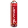 Pack de 3 Cartouches de gaz 330gr NOVACET Butane propane mix 600ml Valve 7/16 KEMPER