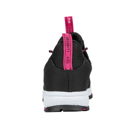 Chaussures de sécurité Femme Taille 37 S1P SRA Rose légère Fibre Aramide Coque Composite PINK VITO