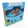 Piscine pour Chien PVC Ø 80 x 30 Cm Sol Antidérapant Jeu d'eau pour Animaux KZ GARDEN