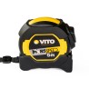 Mètre ruban autobloquant 5M rétractable ABS avec renforts Haute résistance Crochet ceinture VITO