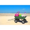 Chariot de jardin Benne basculante 75Litres Remorque KZ GARDEN