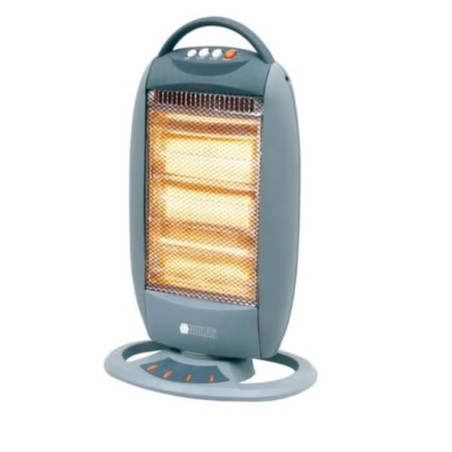 Chauffage infrarouge Oscillant 1200W Classic Electrique Anti basculement NIKLAS
